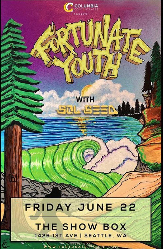 Gig poster for FY Pacific Northwest Tour 2018