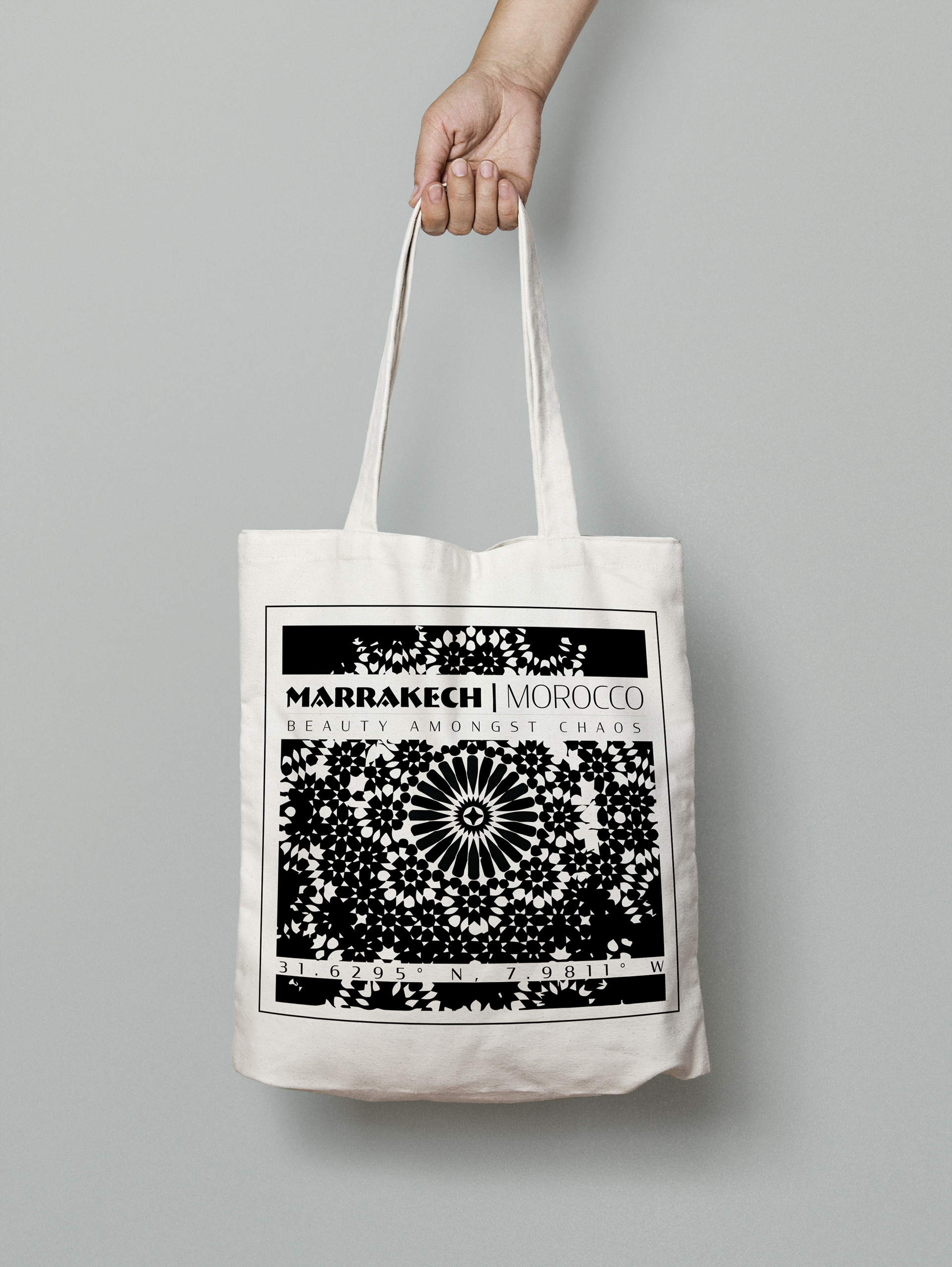 Travel Tote_Marrakech Pattern Design