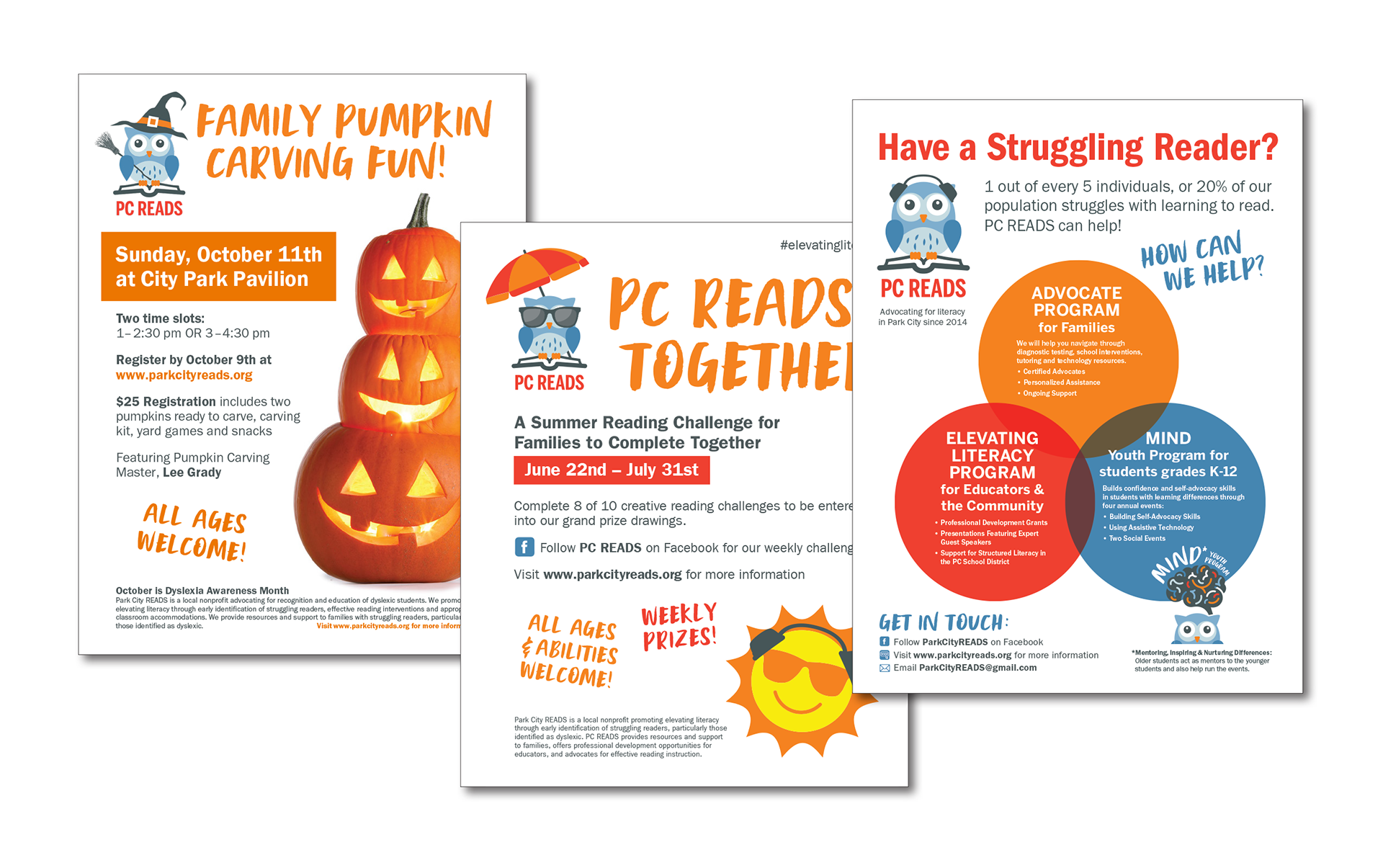 Information and event flyers