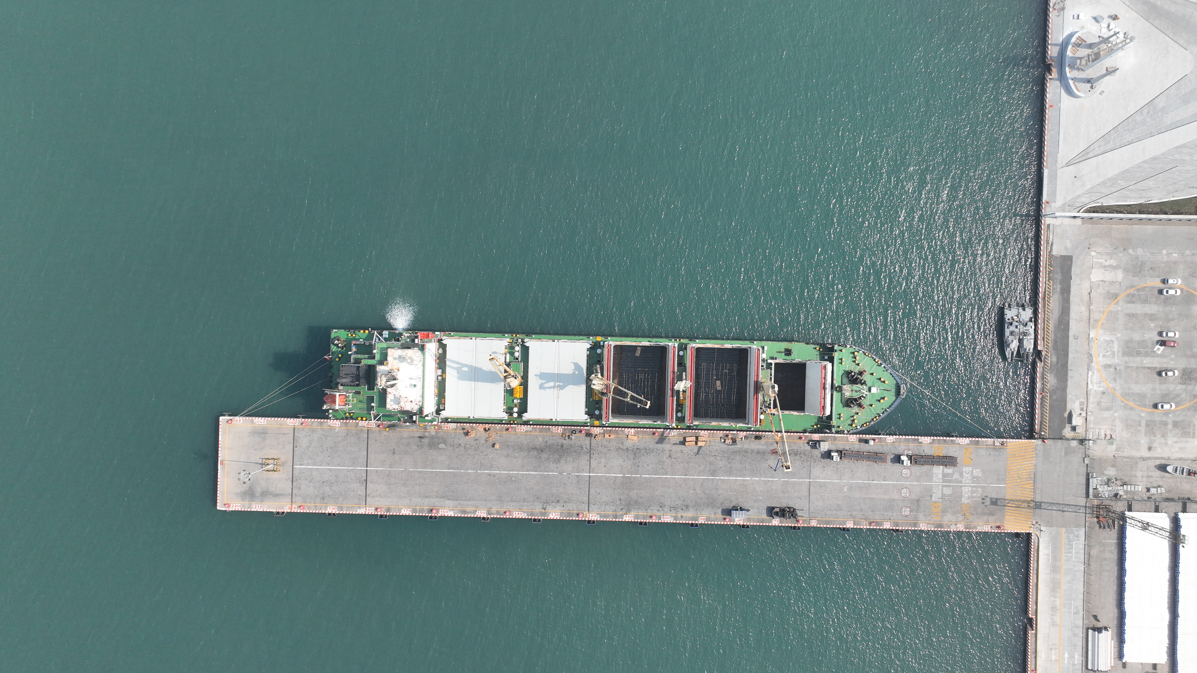 Barco en Puerto de Veracruz, México