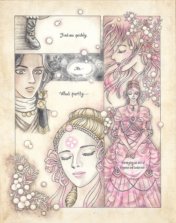 The Sorrow of the Mask manga concept art 2