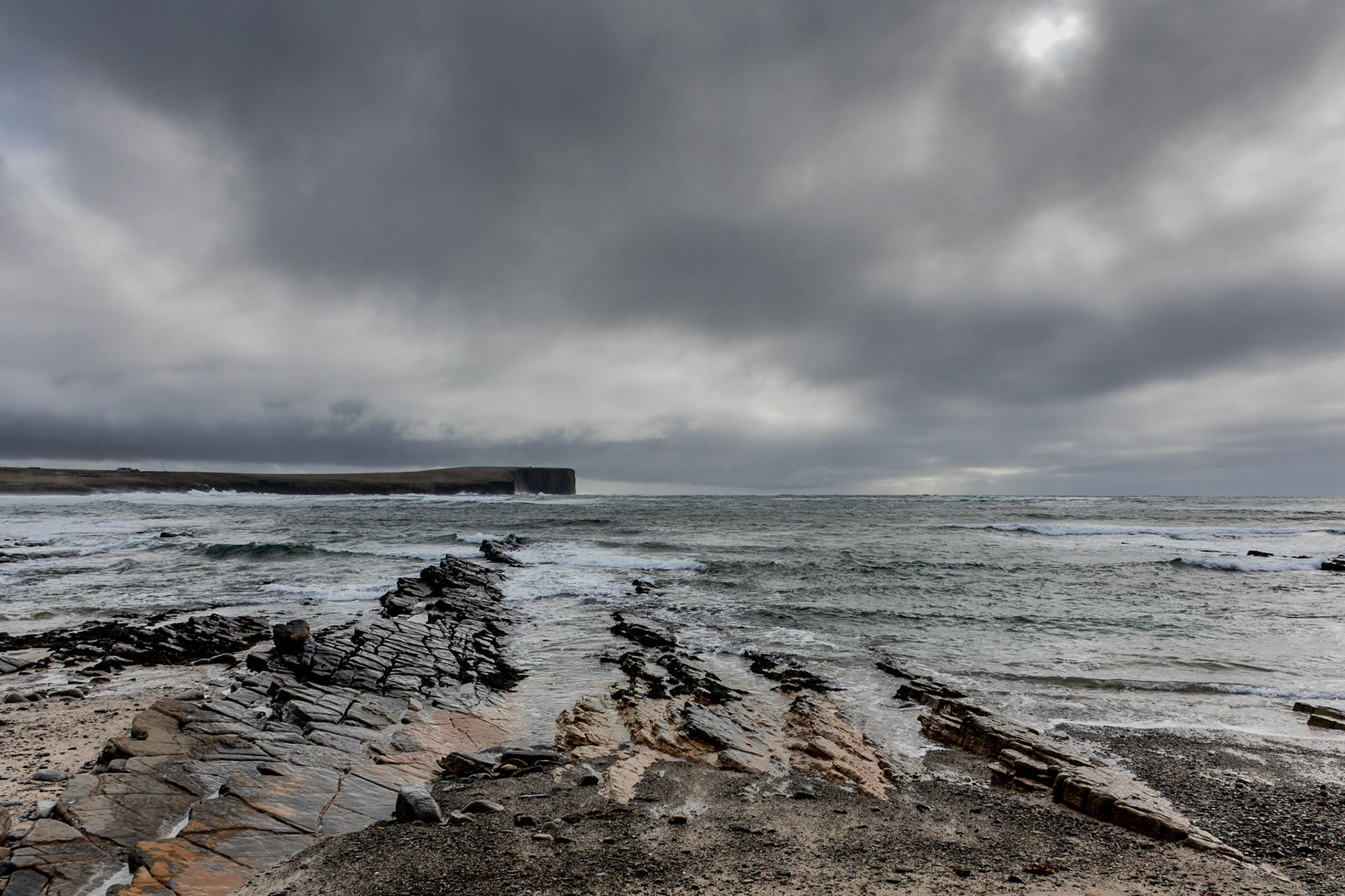 Grey day over Marwick Head