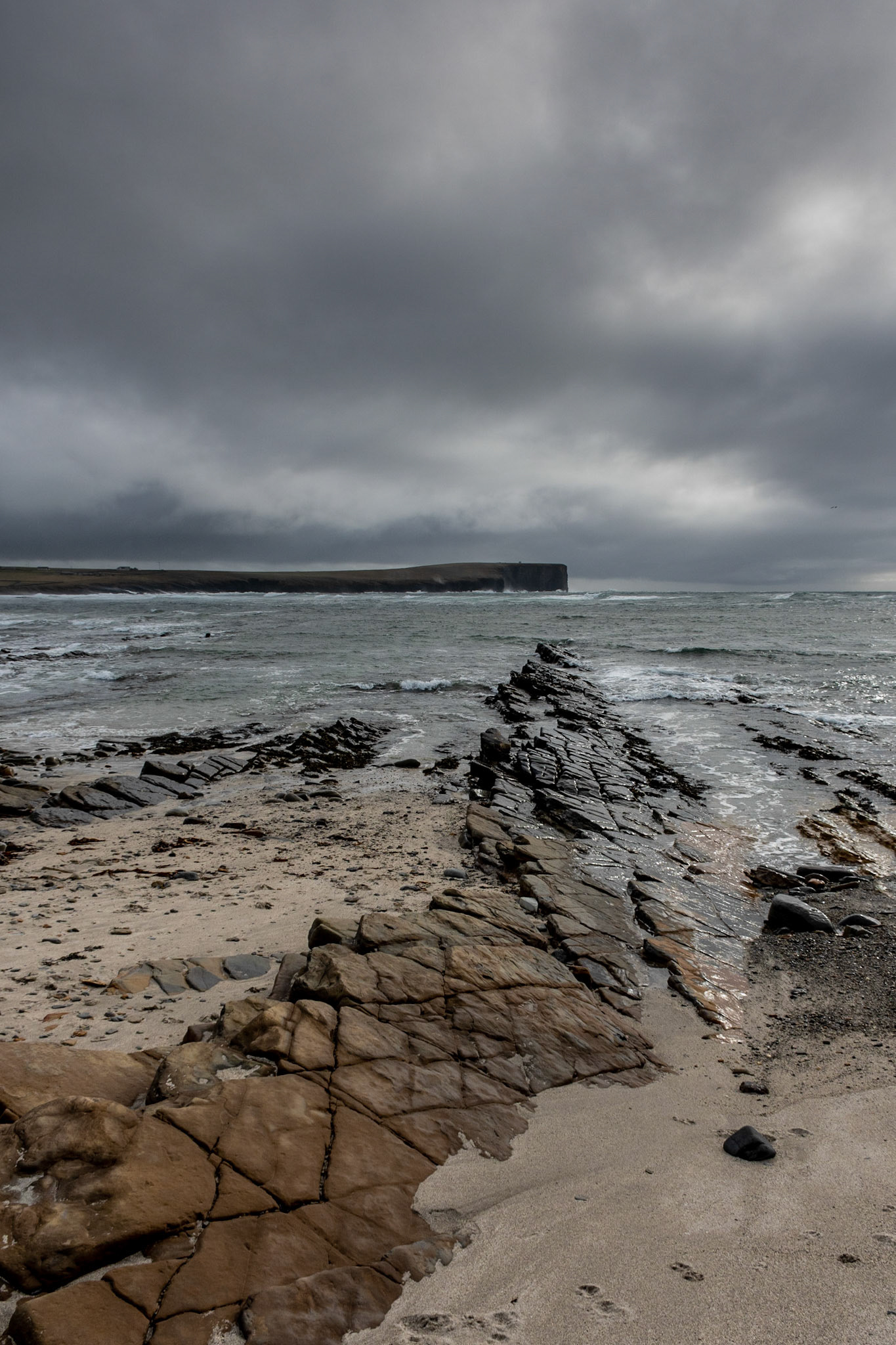 Grey day over Marwick Head