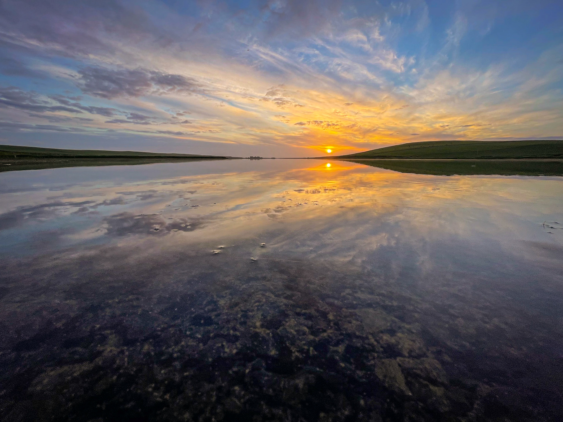 Skaill Loch Reflection