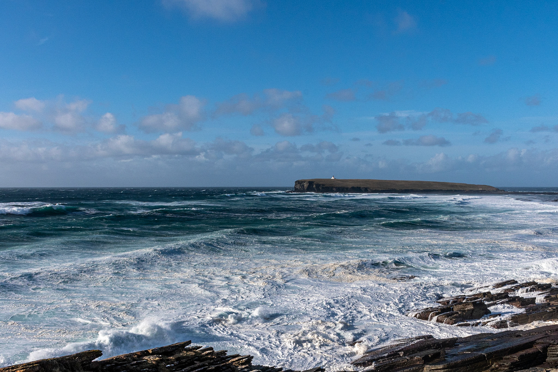 Rough sea, Brough of Birsay