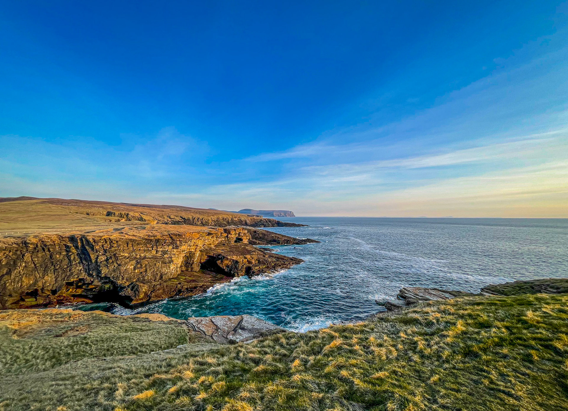 Down the shoreline from Yesnaby