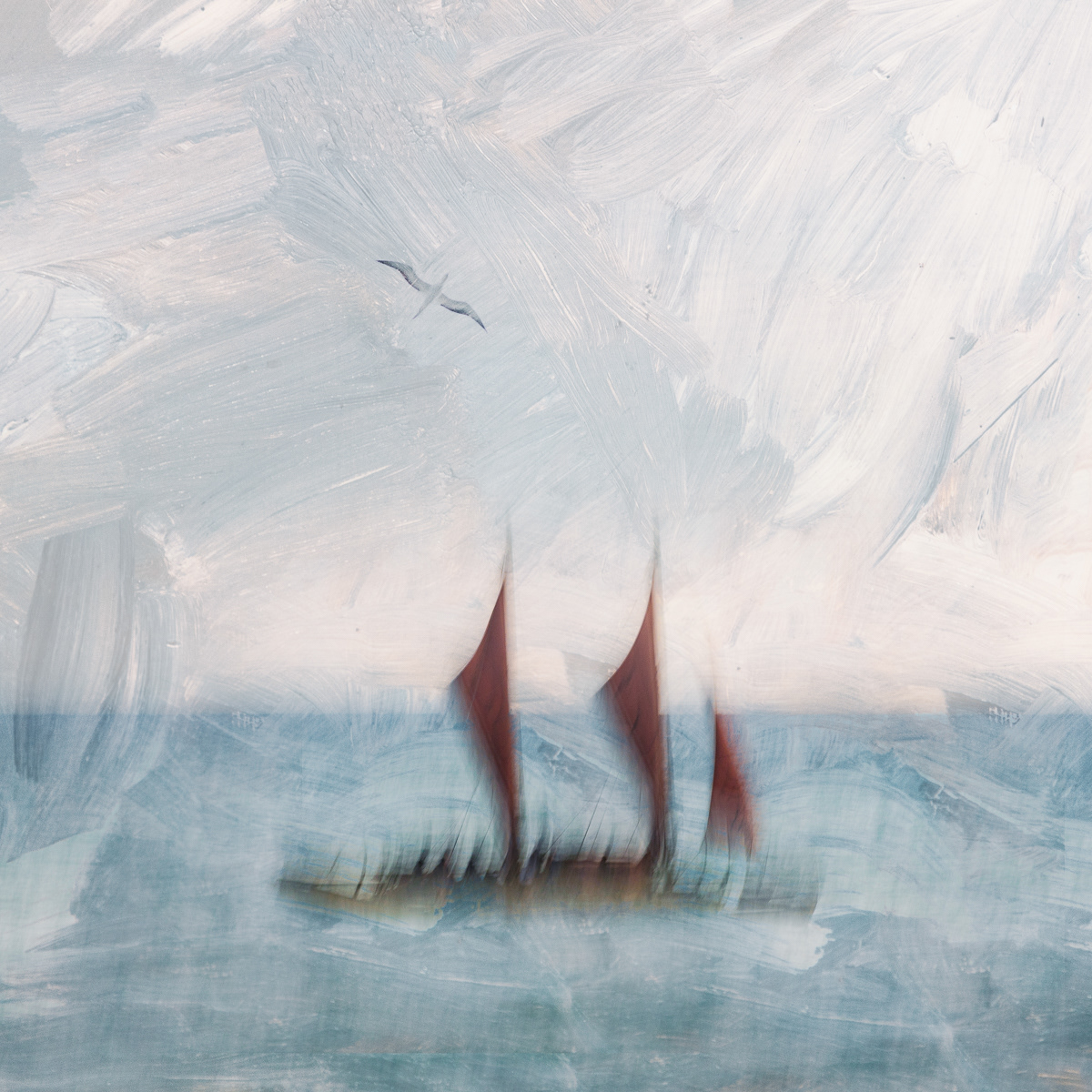 Waka Sailing Against The Wind