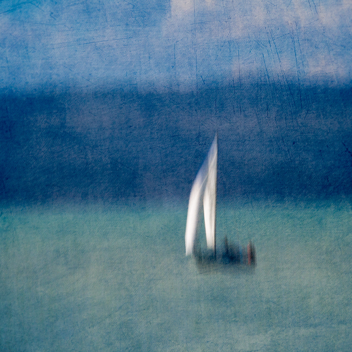 White Stripes On Blue Moods