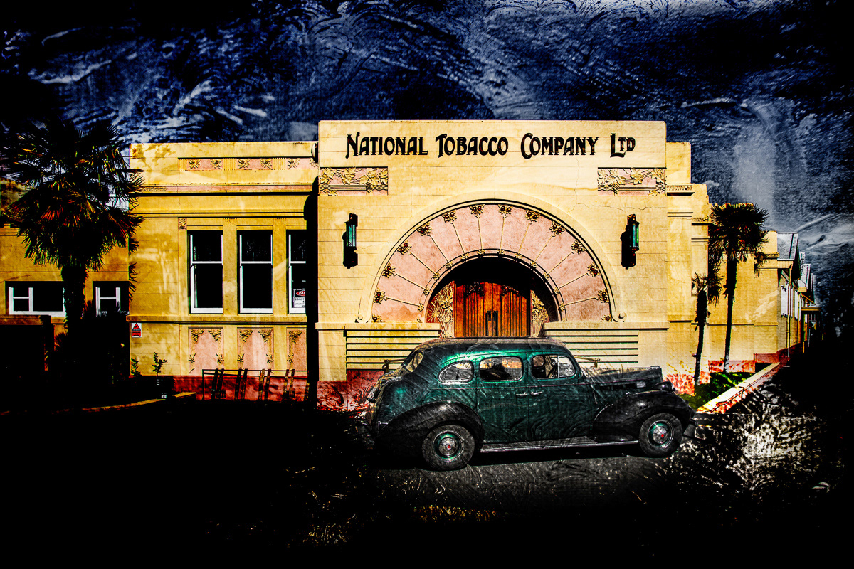 National Tobacco Company & Vintage Car