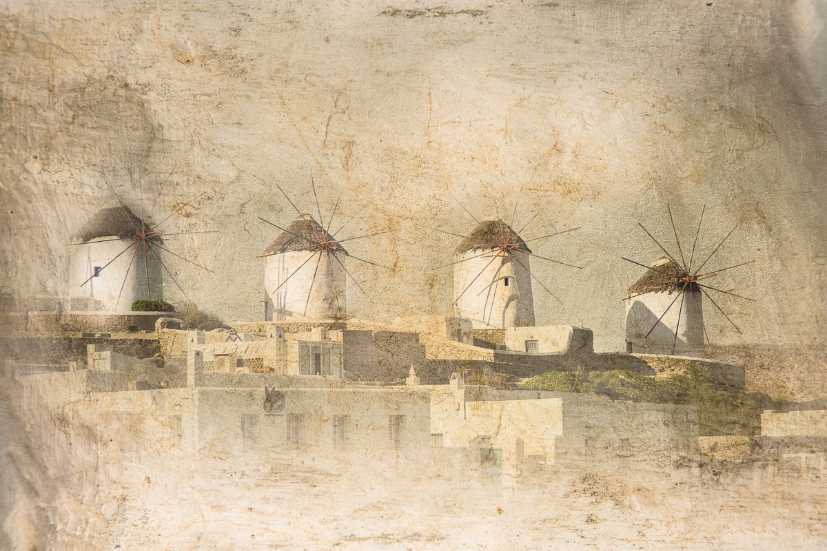 Windmills In Mykonos