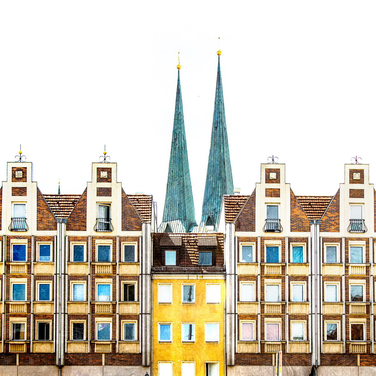 Berlin Houses And Steeples