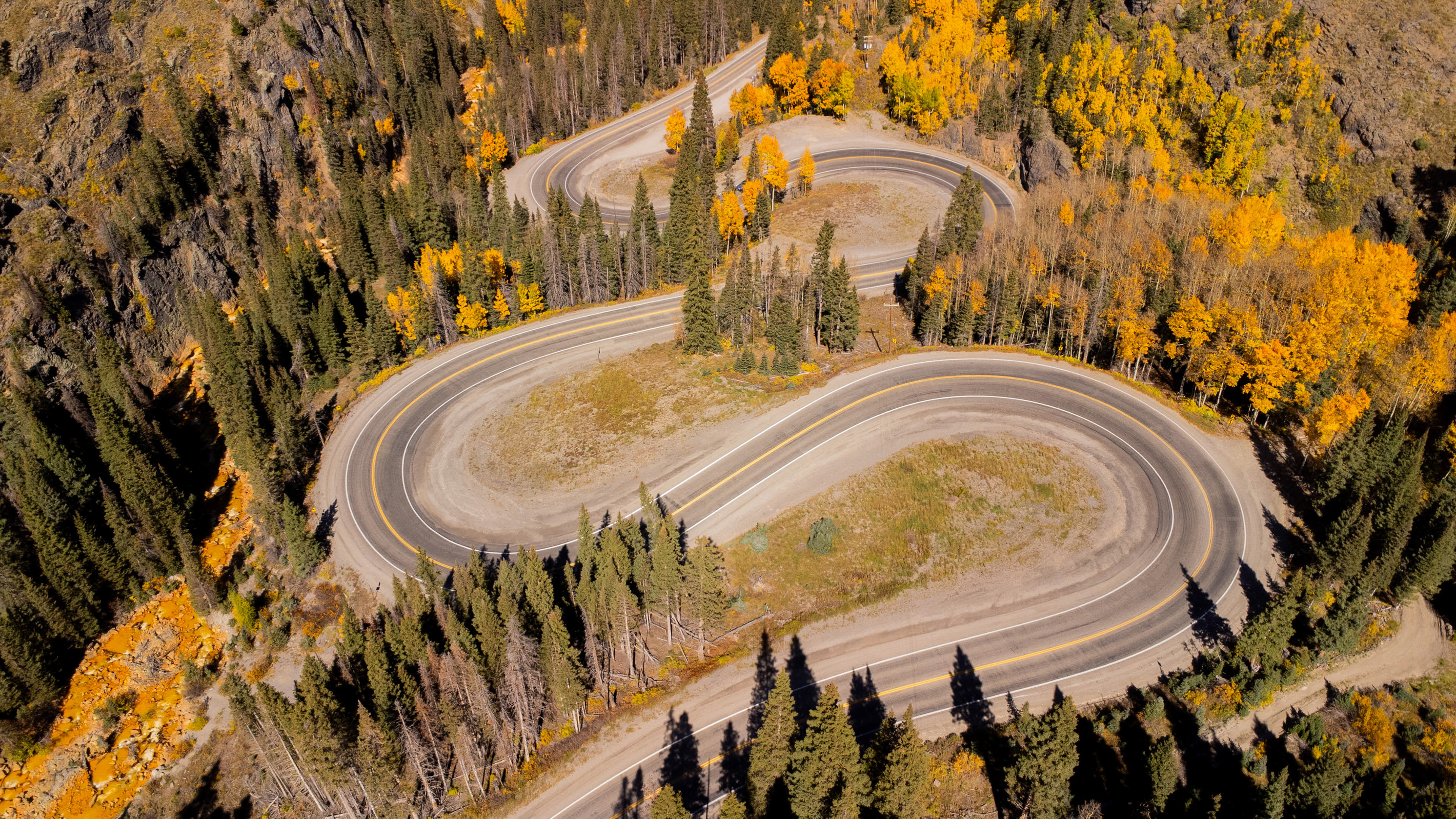 2024 - aerial view of the million dollar highway