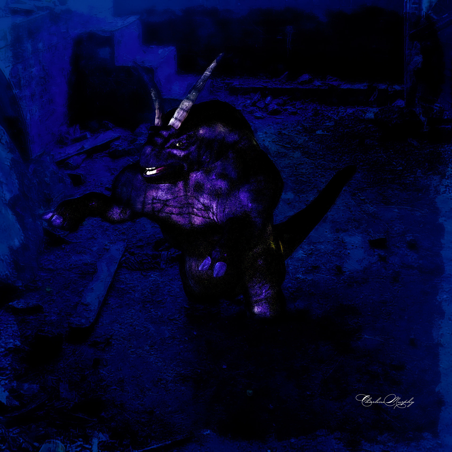Herd Beast in Abandoned Warehouse (2020) - Not for Sale at the moment