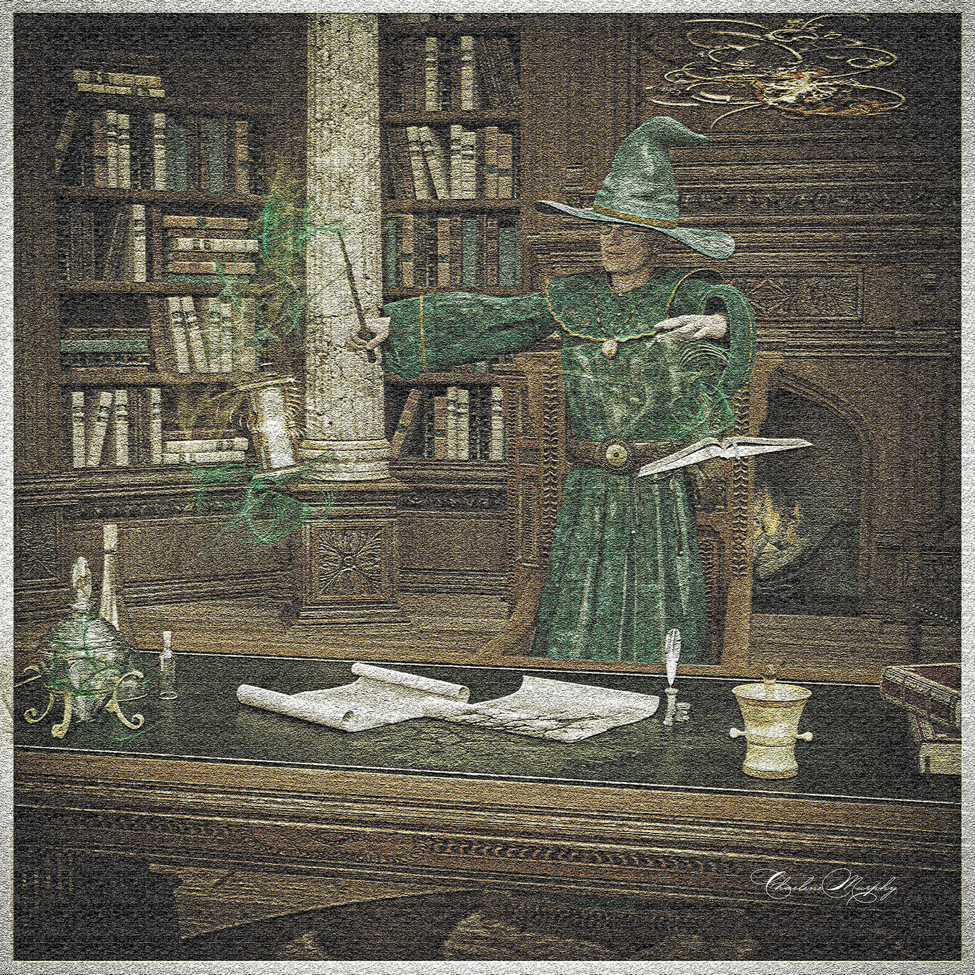 Wizard Praticing