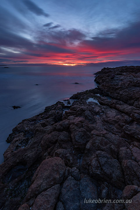 Friendly Beaches, sunrise