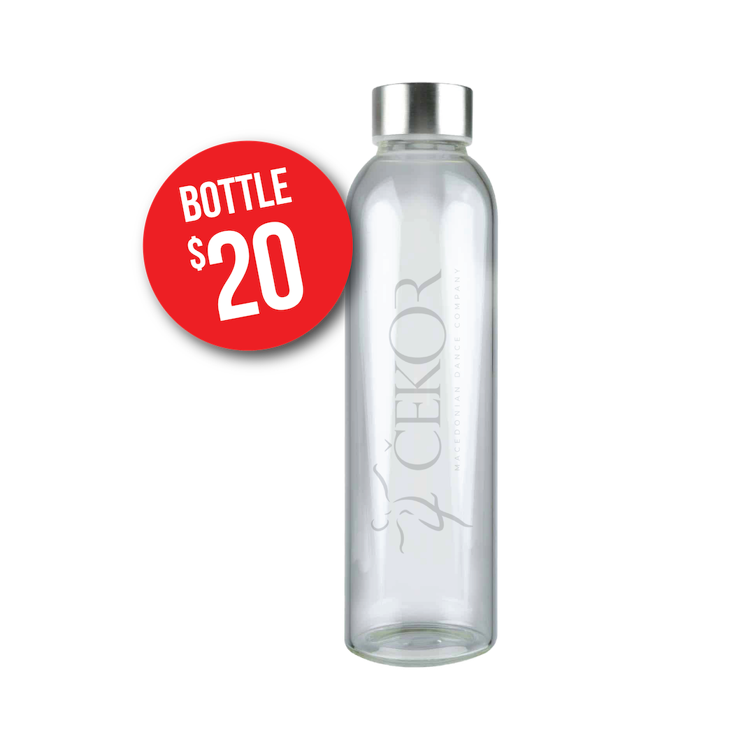 Glass Water Bottle