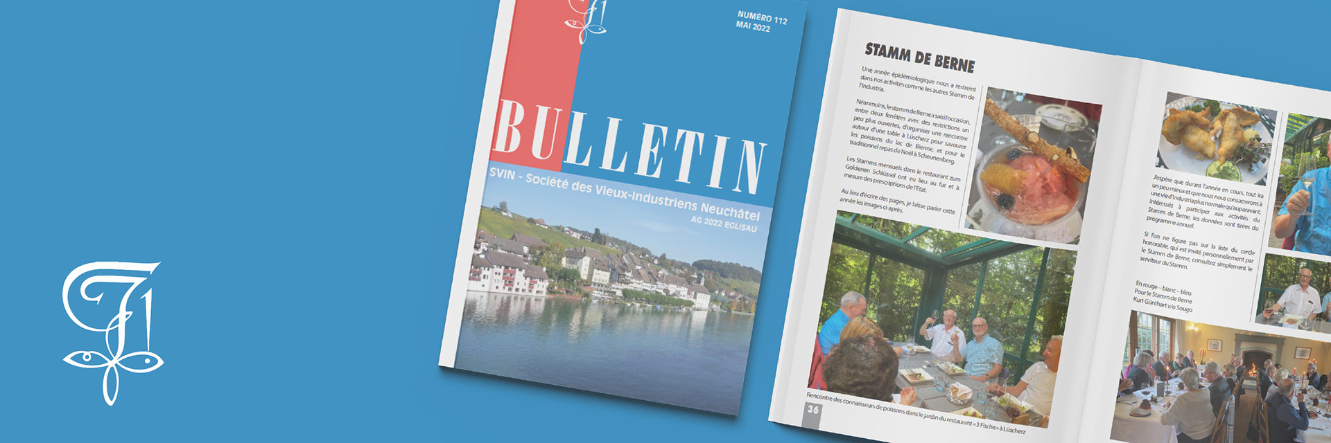 Réalisation du Magazine annuel depuis 2020 - Société des Vieux-Industriens Neuchâtel