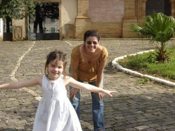 My mother and I on a trip to Ouro Preto, Brazil. We were staying with my family in our hometown Ferros, Minas Gerais.