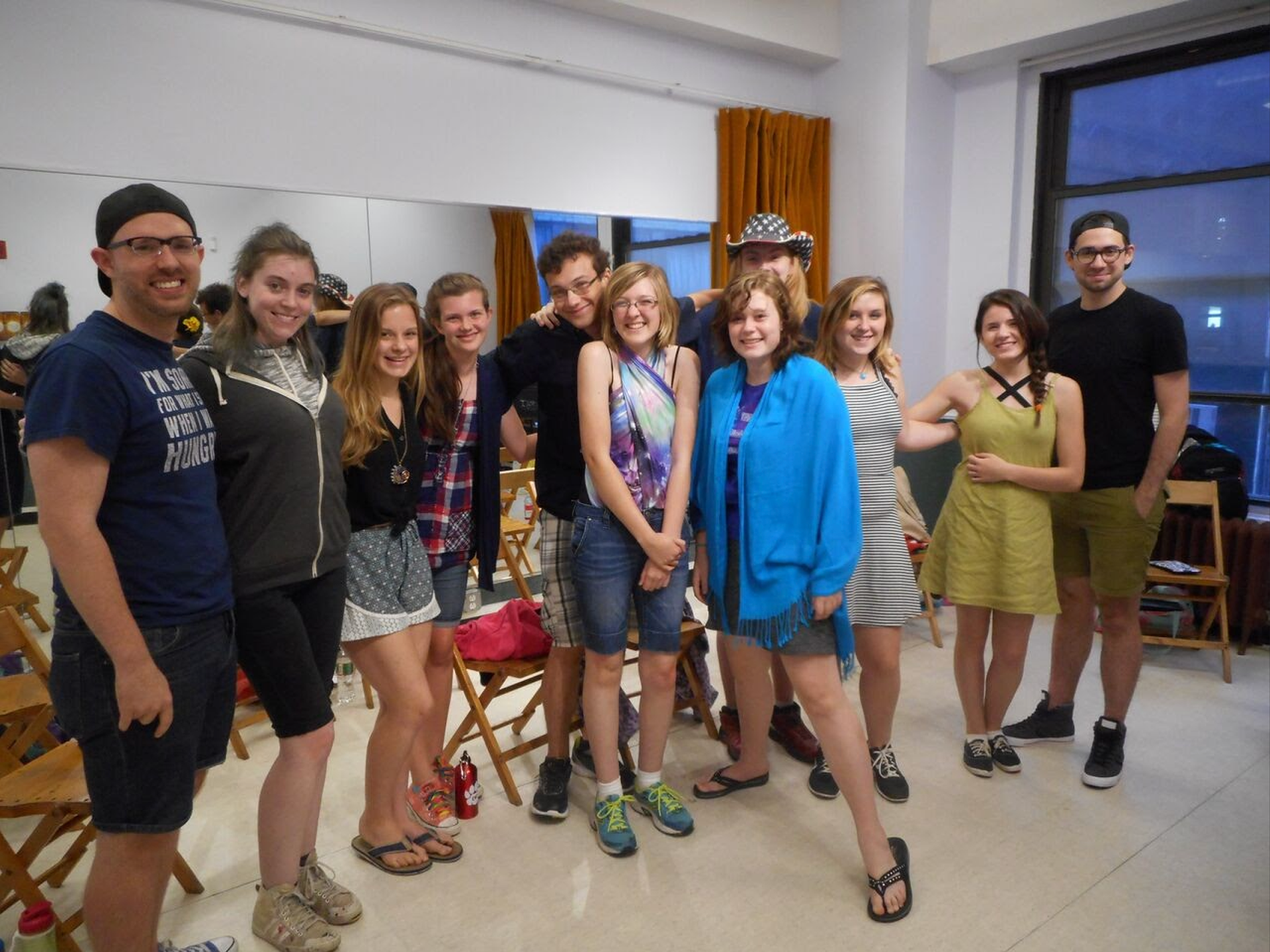 Following my high school's production of 35mm we had the opportunity to attend a master class in New York with writer and director Ryan Scott Oliver! I performed the song I had sung in our show, called 'Twisted Teeth.’ The song was actually a duet, but since my partner was unable to attend the trip, Ryan actually sang the song with me!
