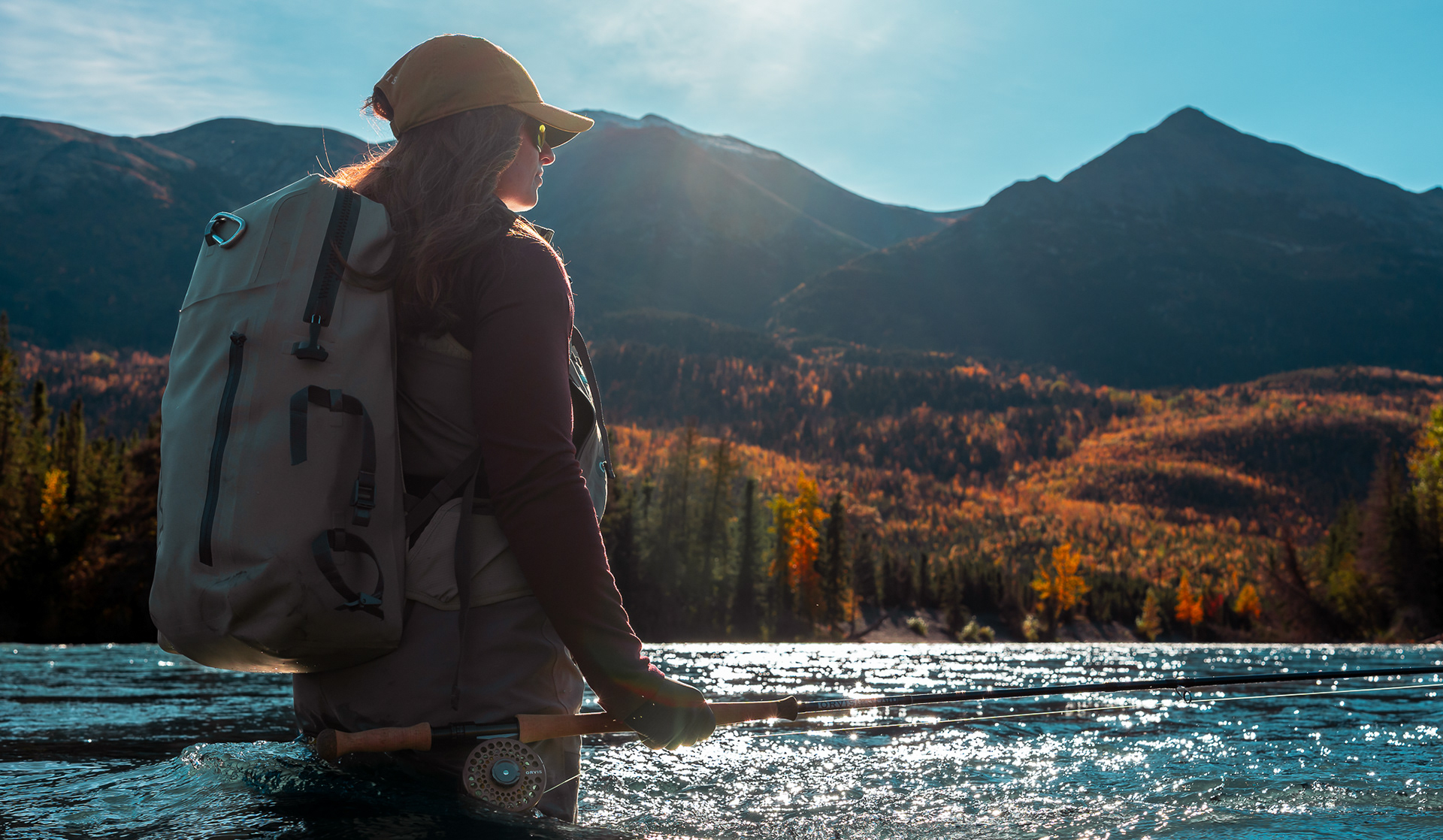 Swinging flies on the Kodiak River, Alaska