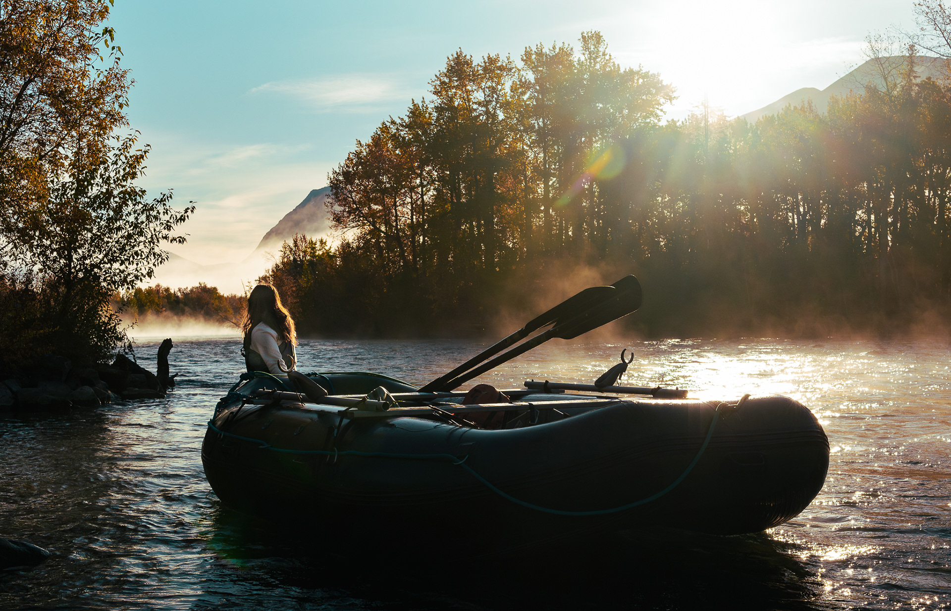 Boat launch in Coopers Landing, Alaska