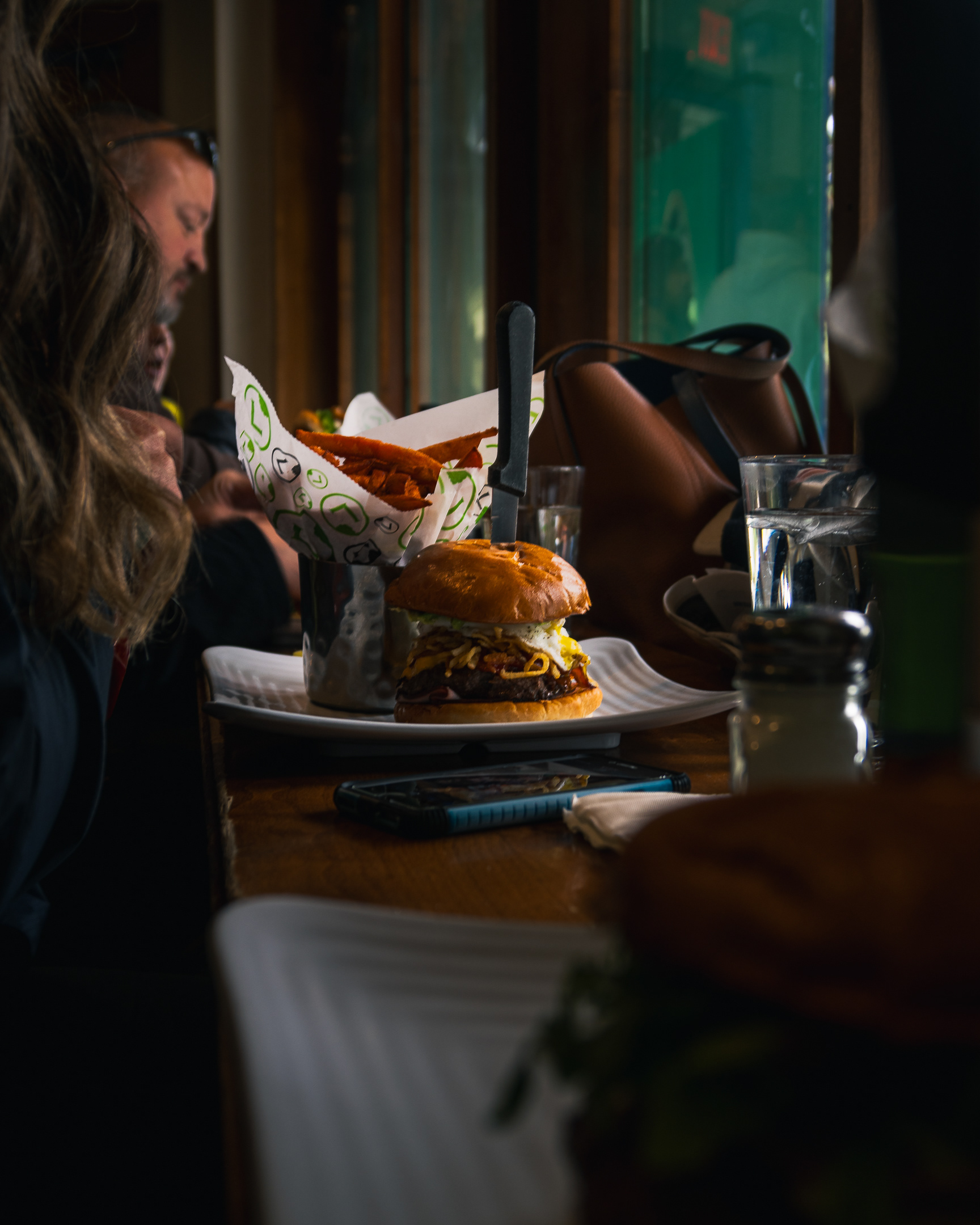 Delicious Burger in Jackson Hole, Wyoming