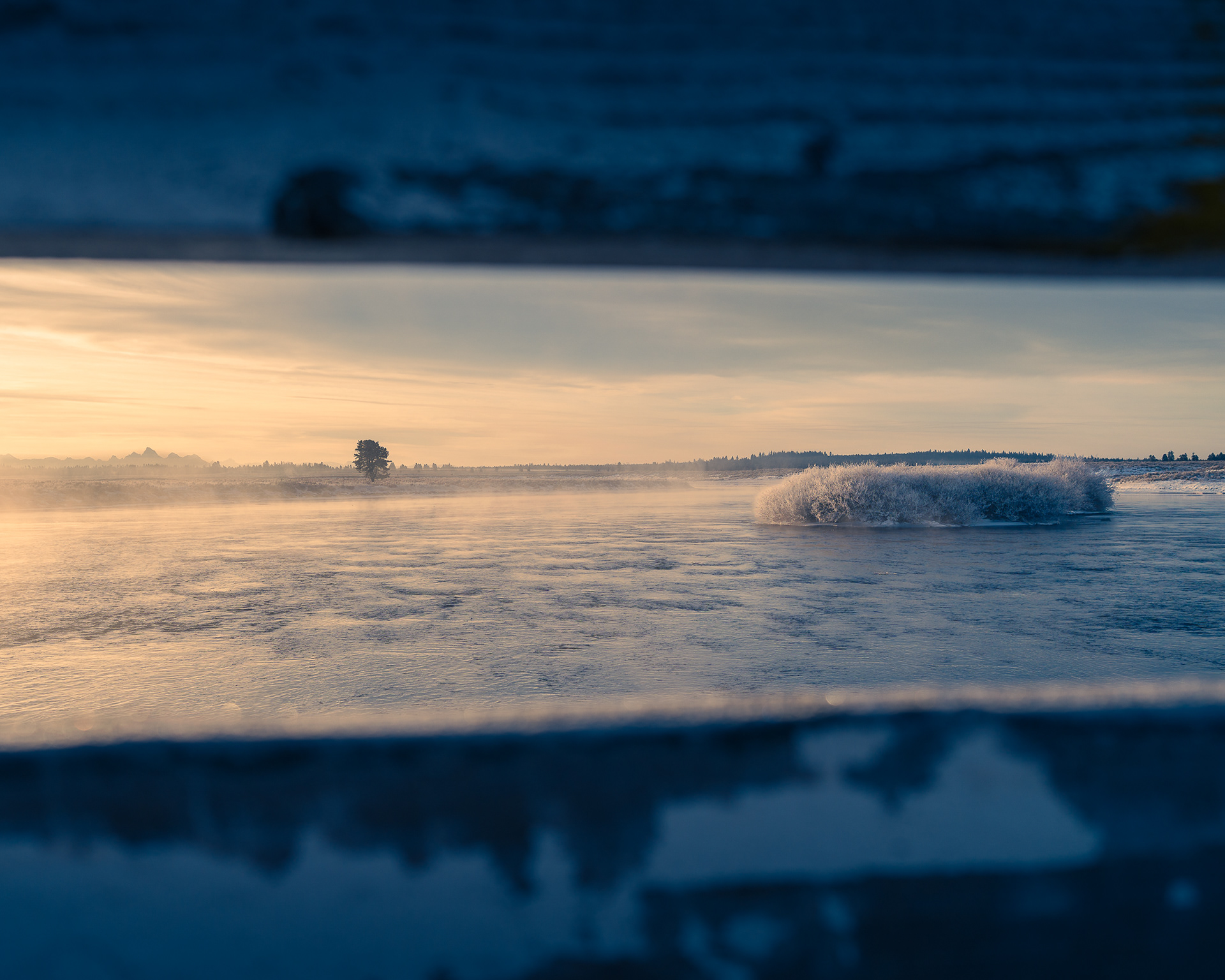 Winter Sunrise Over the Henrys Fork