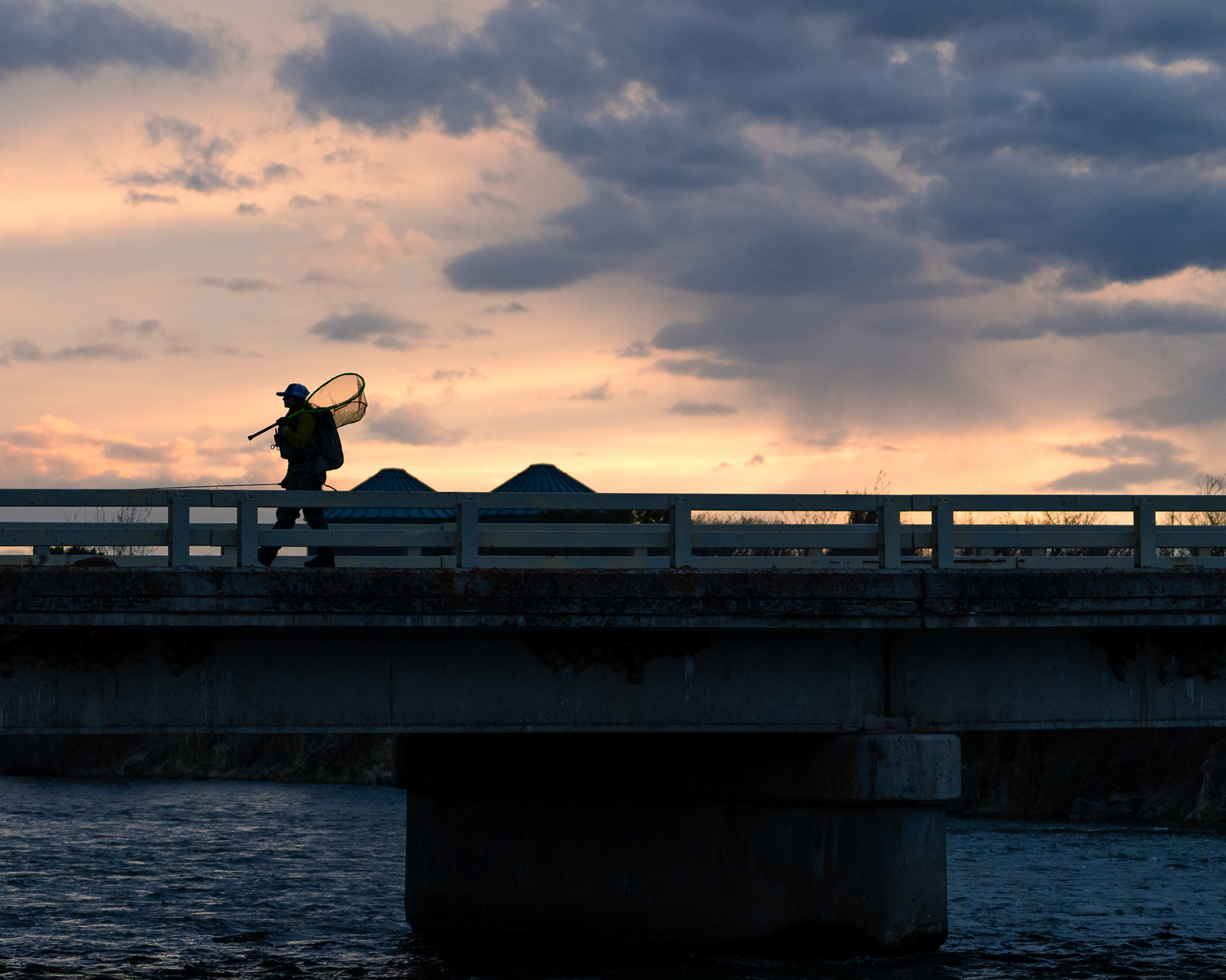 Headed back to the truck at dusk