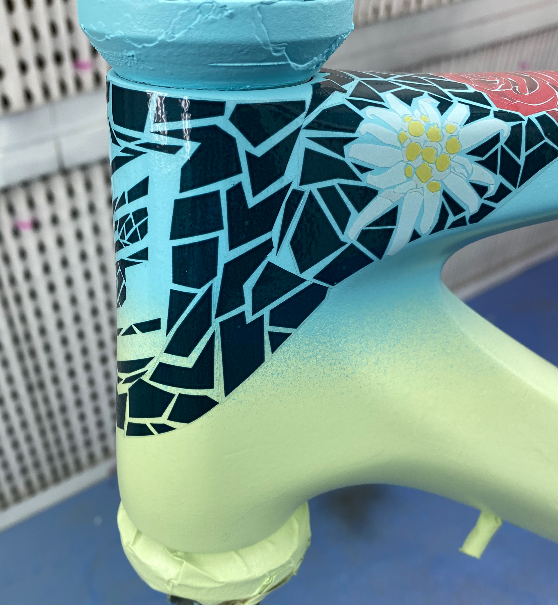Headtube wrap decal