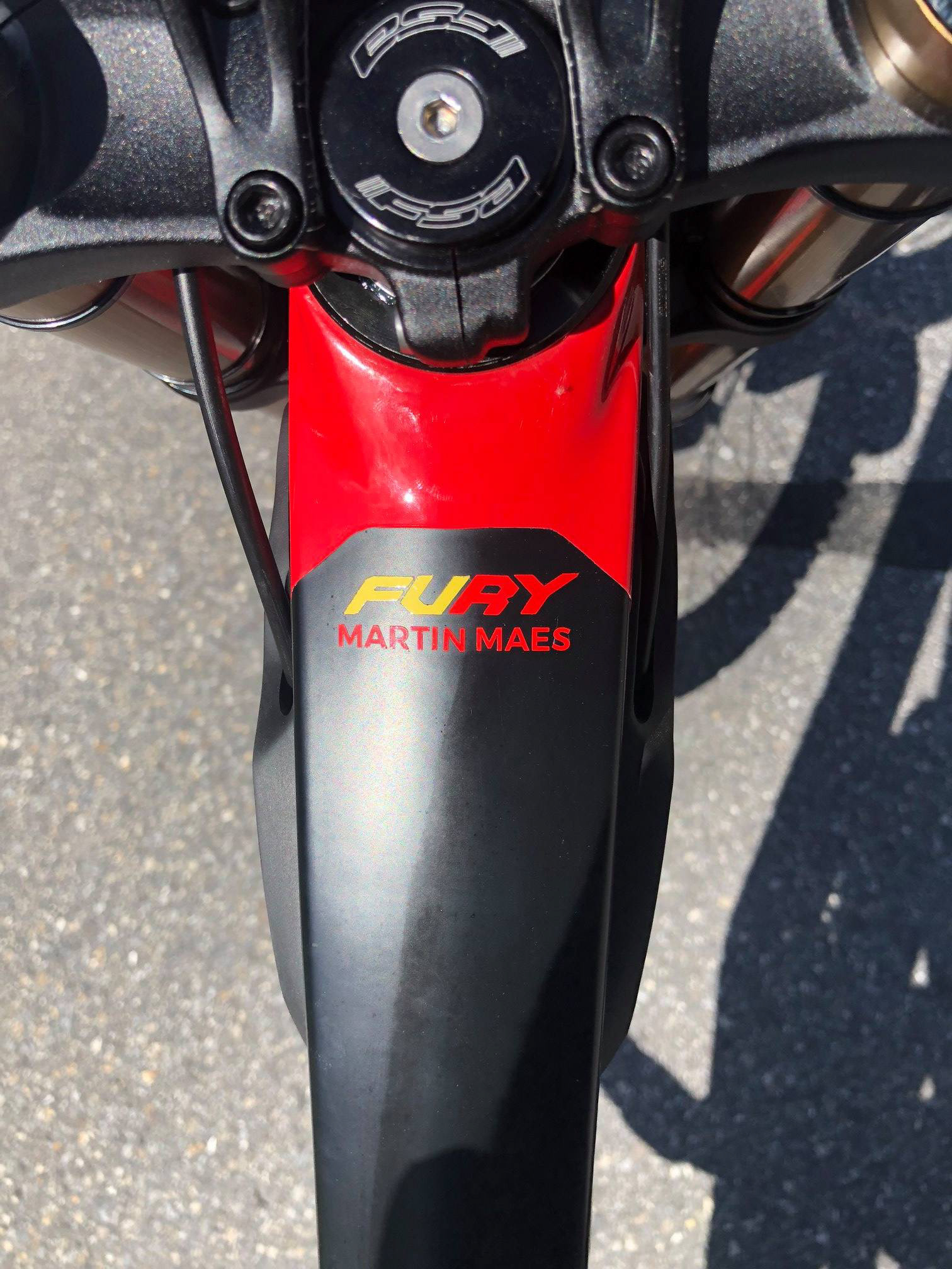 Details of Paint job for Martin Maes