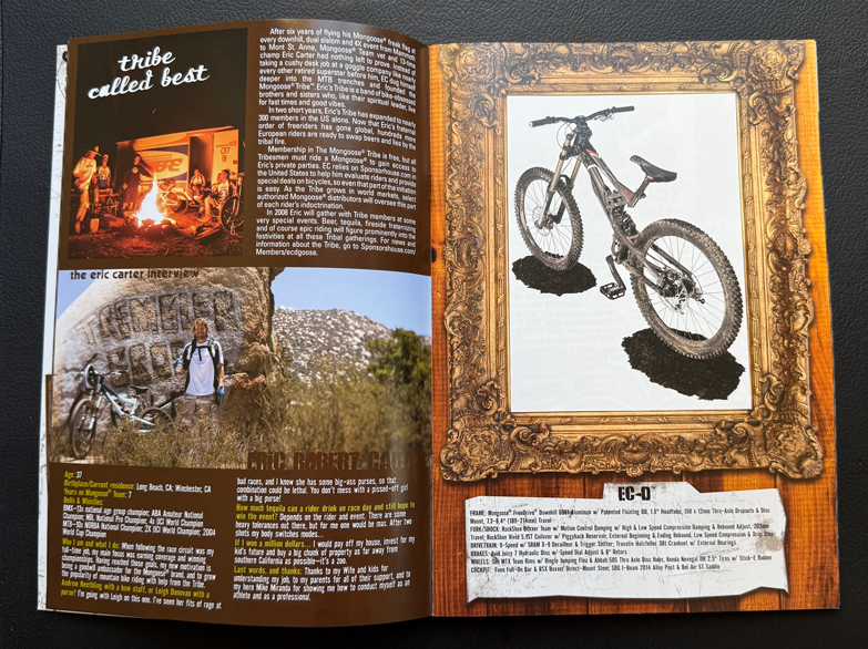 Interview pages in Magalog