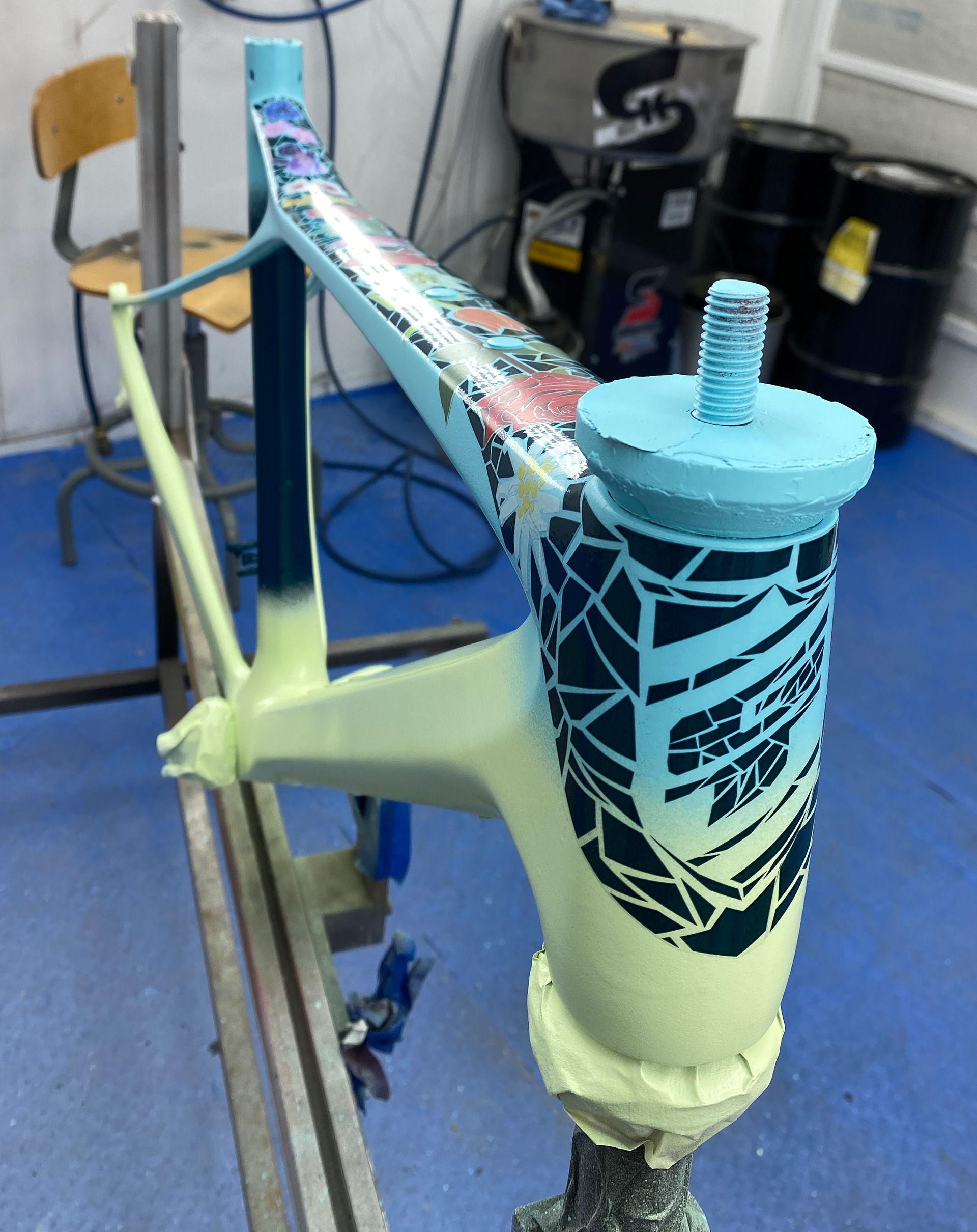 Headtube wrap decal