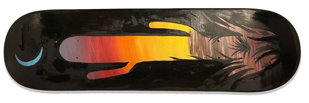 Cartoon style sunsets