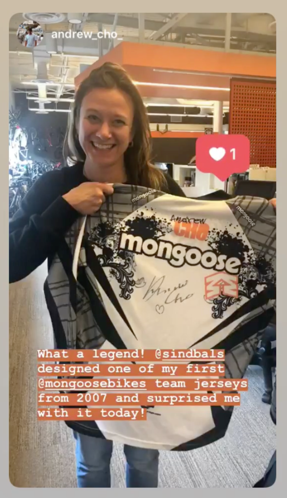 Andrew Cho Signed this 10 yrs later