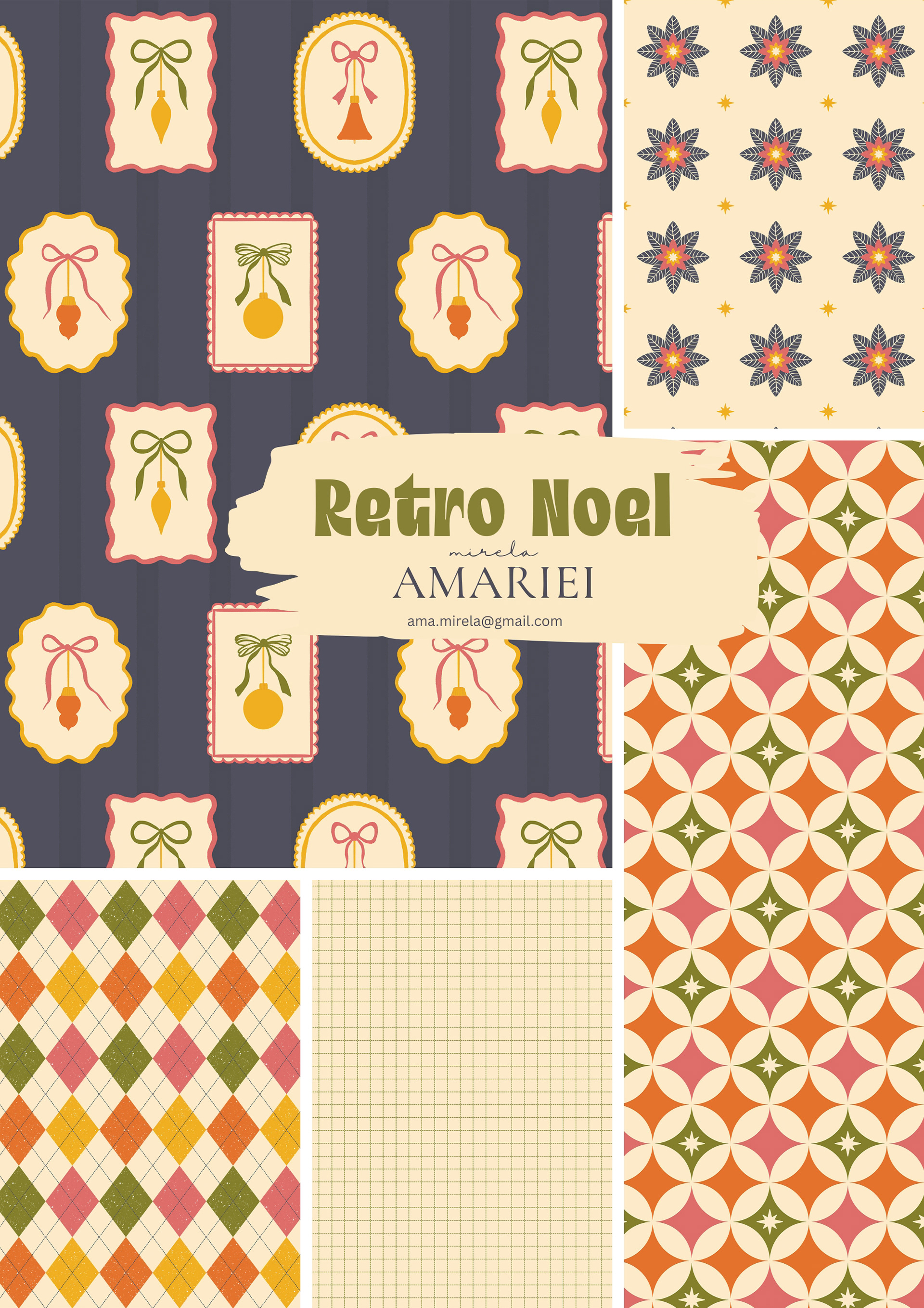 Retro Noel Christmas Collection M26-01
