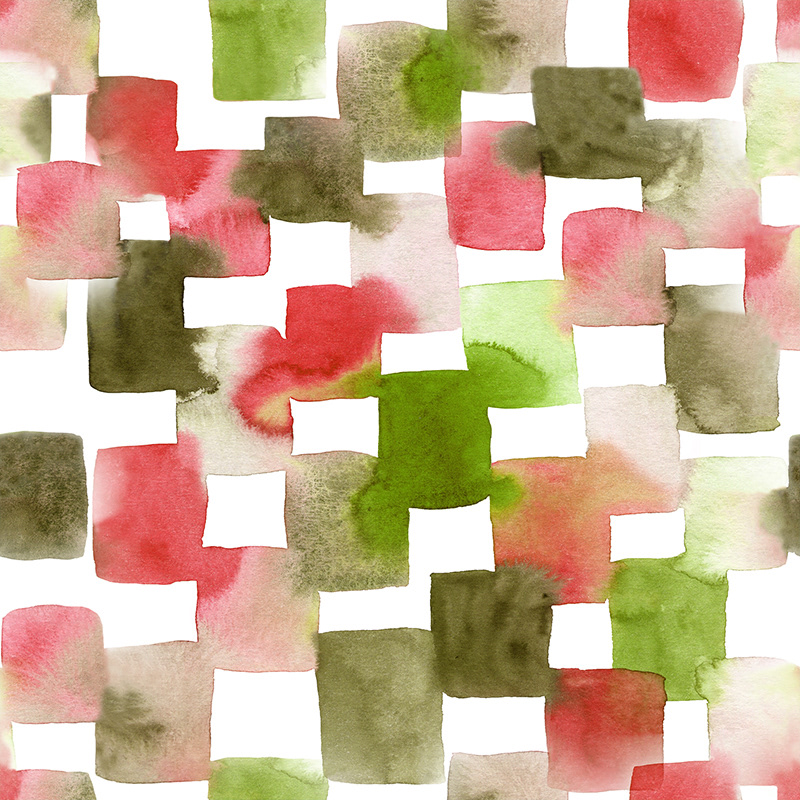 Monochrome Watercolor Squares 03/2021
