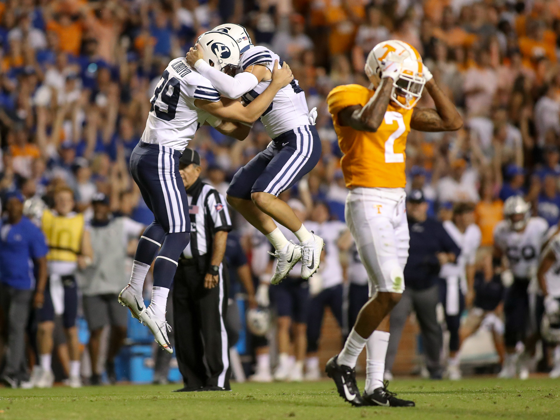 BYU beats Tennessee in 2OT -- Knoxville, TN -- 2019