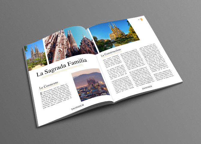 Réalisation d'un magazine d'architecture