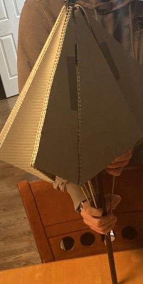 The base/cups fit inside