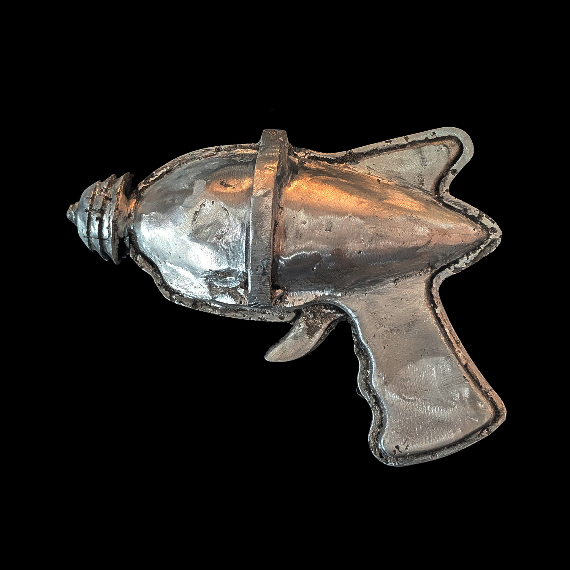 Ray's Gun, aluminum,  5 1/8" x 6 1/2" x 2 3/4"