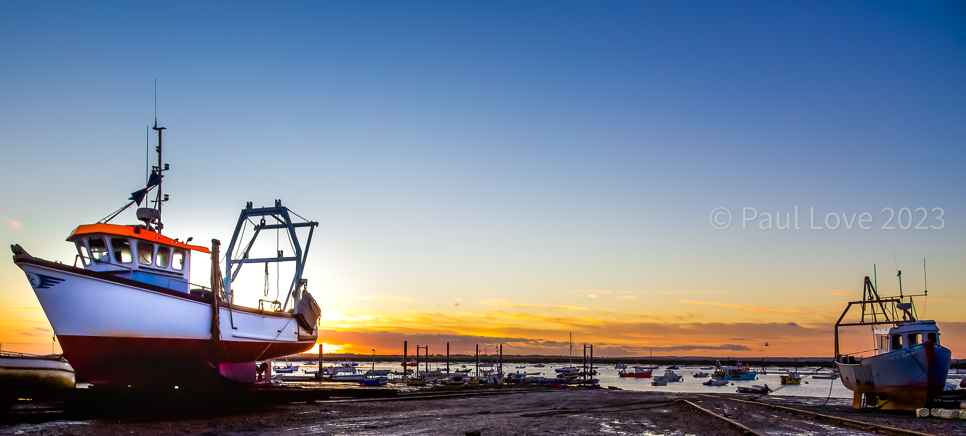 Mersea Island, Hard, Sunset, West Mersea, Essex