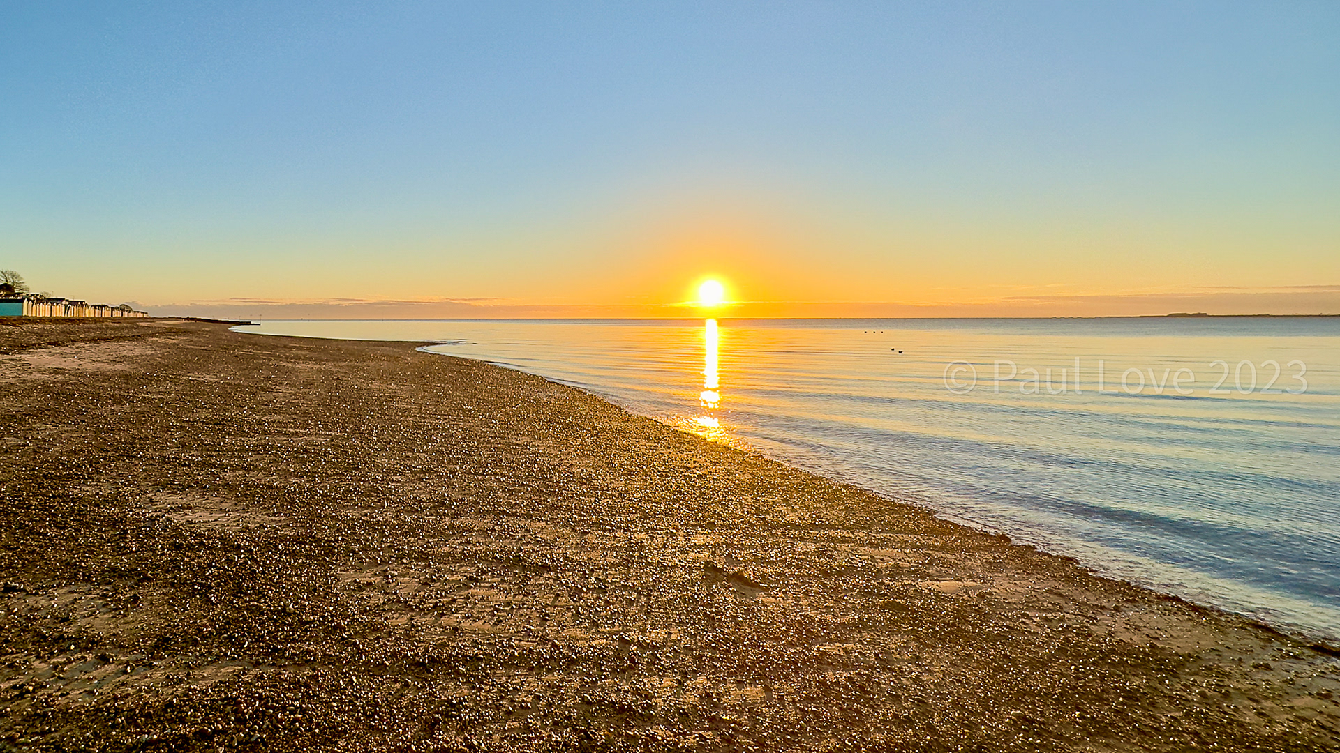 Mersea, Island, West Mersea, Beach, Sunrise, December, Sea, Beach Huts