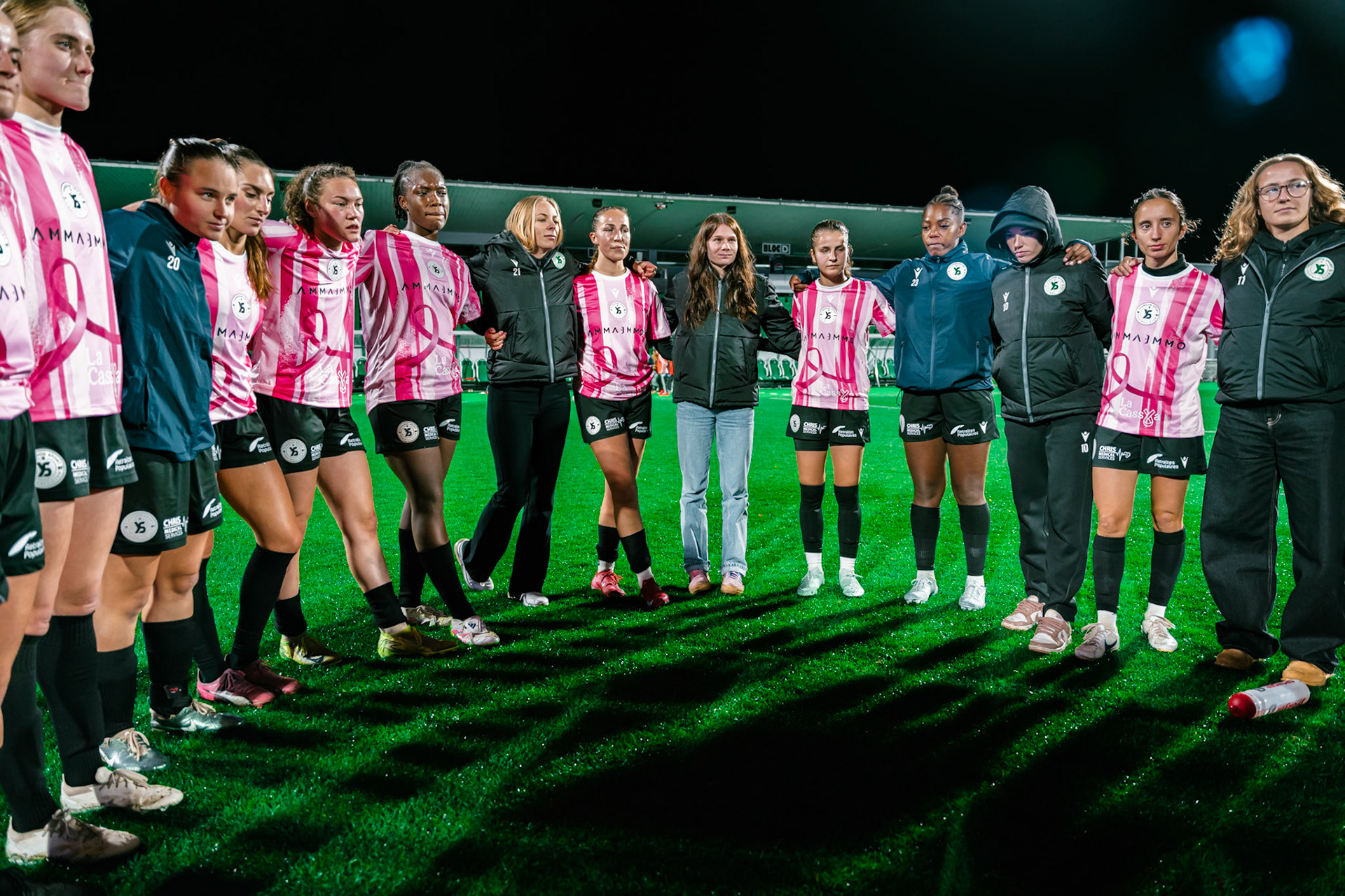 Match de championnat LNB féminine opposant Yverdon Sport FC et le FC Lugano au Stade Municipal, Yverdon-les-Bains. (Christian António / LibsVisuals.com)