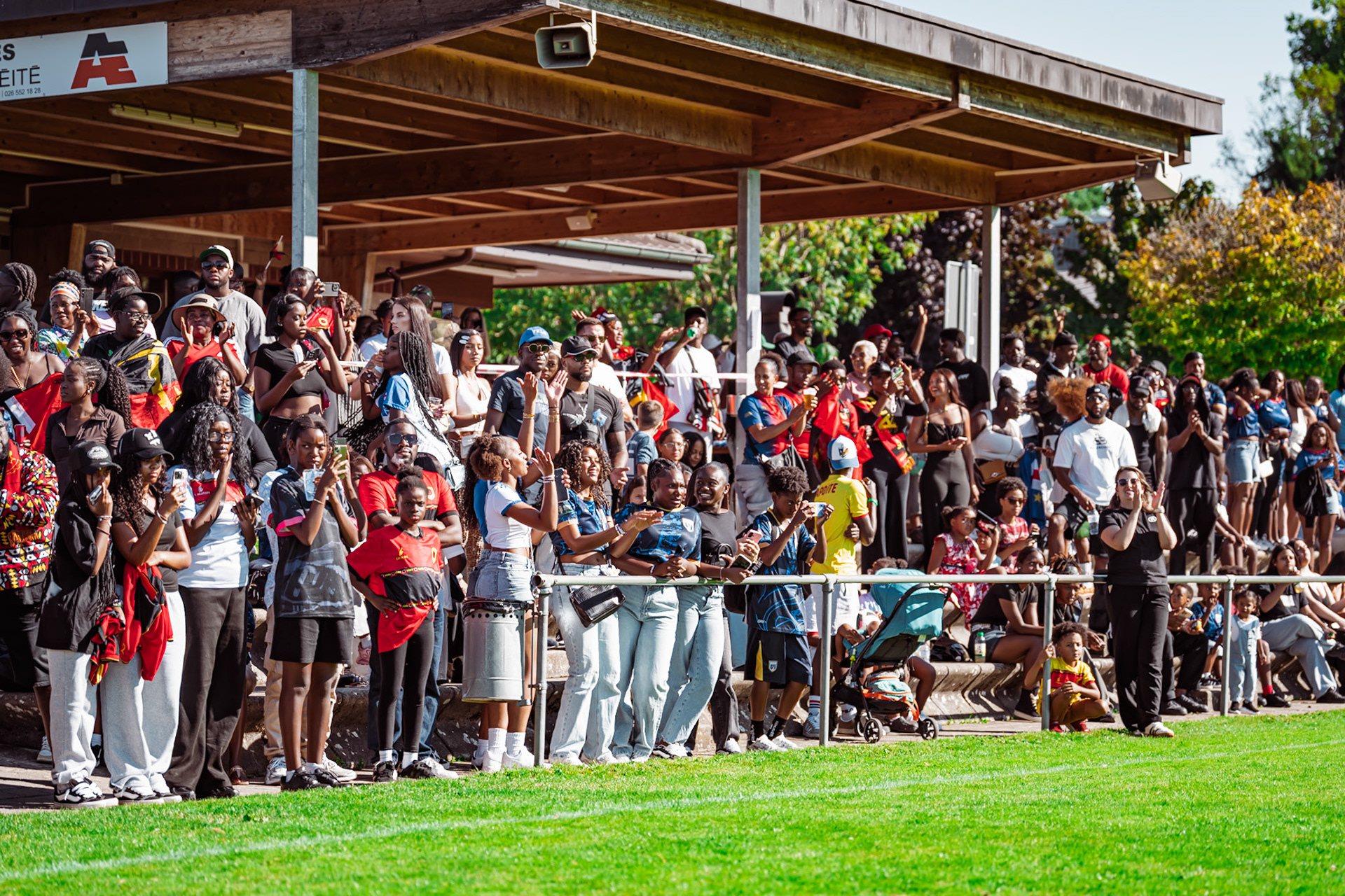 Match amical opposant l’Angola et le Cap-Vert (CanFribourg) au Terrain Communal de Corminboeuf. (Christian António/LibsVisuals.com)