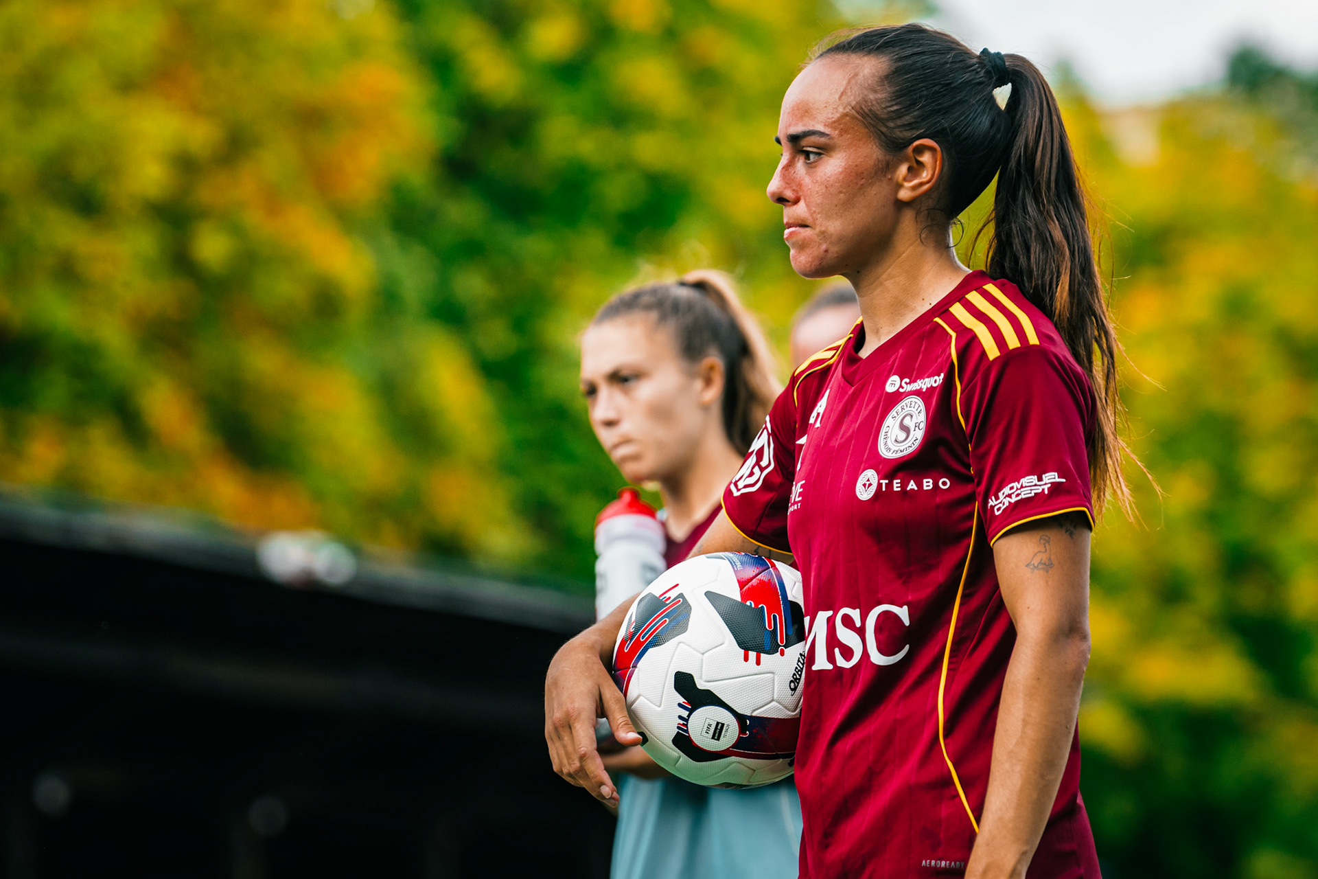 Match de l’AXA Women’s Super League opposant BSC YB Frauen et Servette FC Chênois Féminin au Spitalacker (Kunstrasenfeld), Bern. (Christian António/LibsVisuals.com)