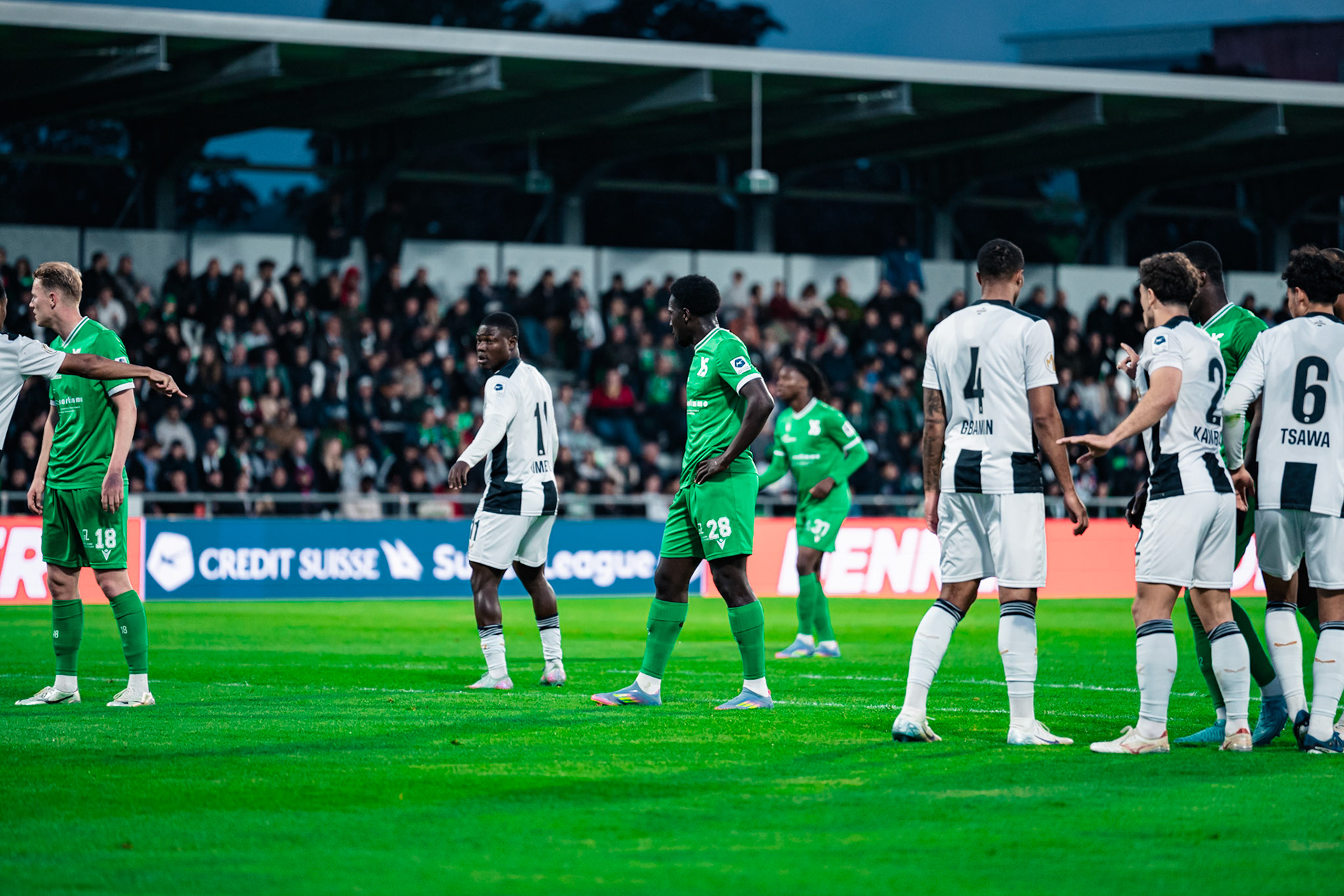 Yverdon Sport FC et FC Zürich au Stade Municipal. (Christian António/LibsVisuals.com)