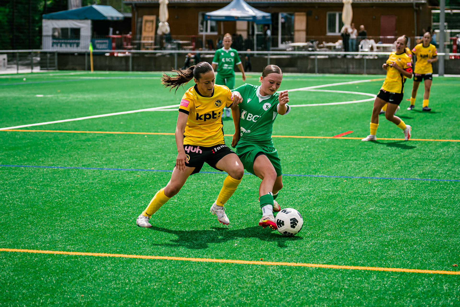 Match championnat opposant BSC YB Frauen U-20 - Yverdon Sport U-20 au Sportplatz Wyler. (Christian António/LibsVisuals.com)