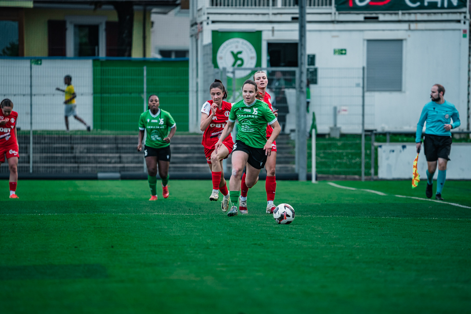 Yverdon Sport FC et FC Rapperswil-Jona au Stade Municipal. (Christian António/LibsVisuals.com)
