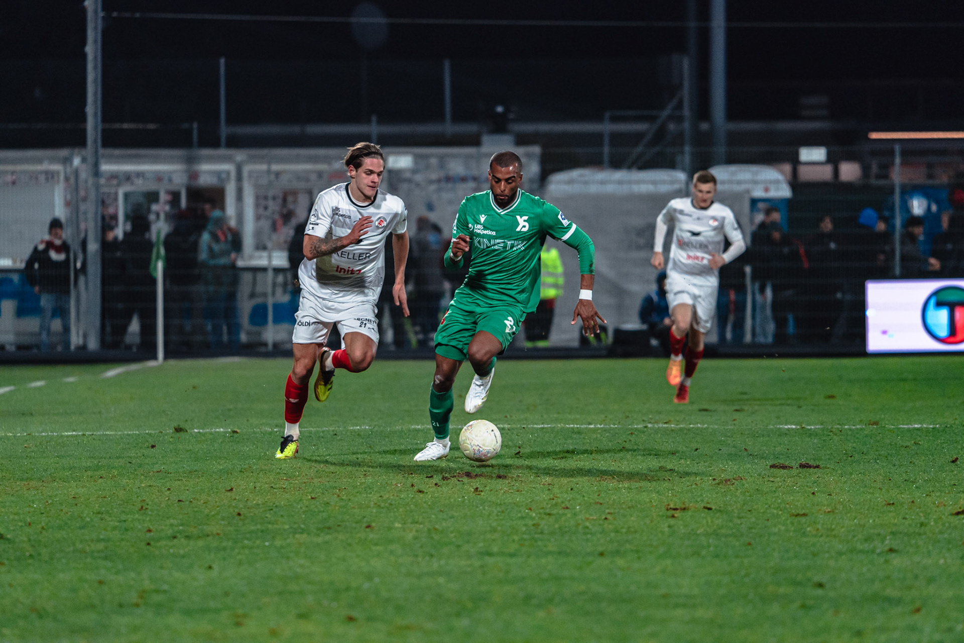 Yverdon Sport FC et FC Winterthur au Stade Municipal. (Christian António/LibsVisuals.com)