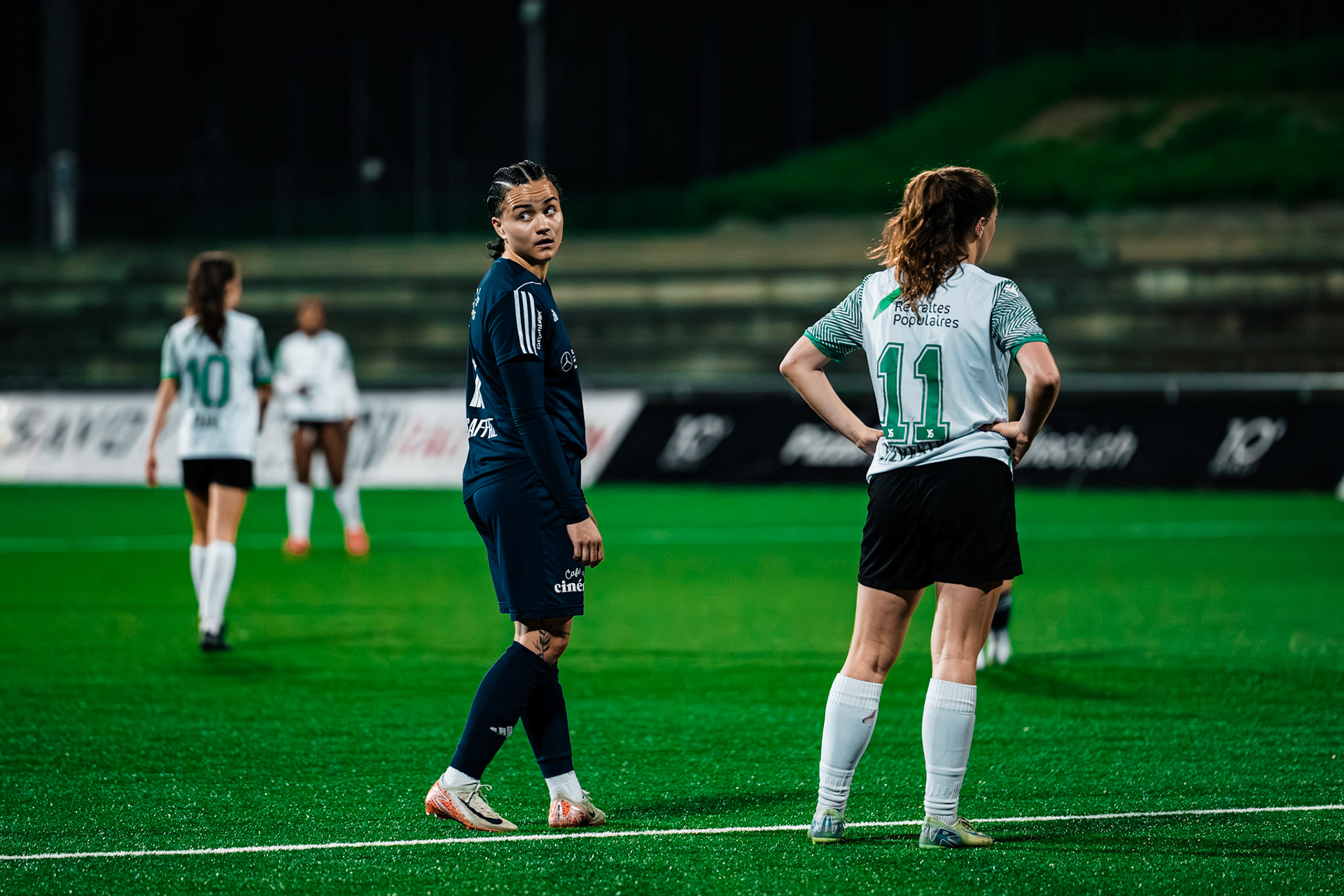 Etoile Carouge FC et Yverdon Sport FC au  Stade de la Fontenette (Christian António/LibsVisuals.com)